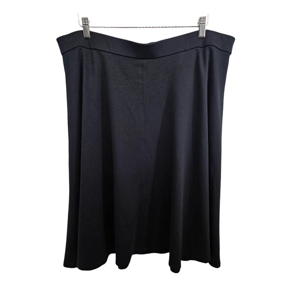 Lane Bryant A-Line Skirt 18/20 Black - Picture 6 of 6